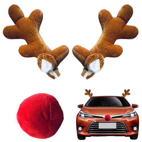 Rentiergeweih Auto-Kit Niedlicher Festlicher Ornament-Schmuck
