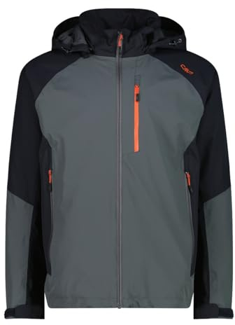 CMP MAN JACKET ZIP HOOD GREY
