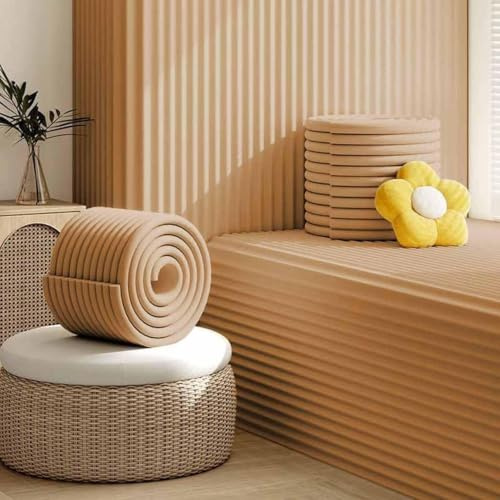 20*200CM Épais Protège-murs en Mousse Auto-adhésif (couleur du bois)