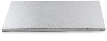Decora 0931223 Cakeboard Silver 35 X 45 X h 1,2 cm, Paper, 35 x 45 x 1,2 cm