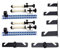 Bresser F003153 BR-MB10-A Wand/Stativ Aufhängesystem für 2 Hintergründe Schwarz