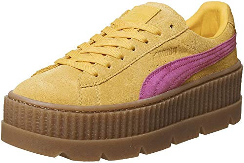 PUMA x Fenty Cleated Creeper Surf, Lemon/Carmine-Vanilla Ice, 3.5 UK