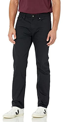 Amazon Essentials Jean Stretch Coupe Droite Homme, Noir, 38W / 32L