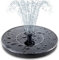 Mademax Fontaine solaire flottante pour abreuvoir à oiseaux, jardin, étang, piscine, extérieur Version améliorée 1,4 W avec 4 buses