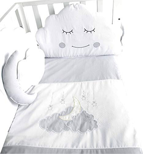 MODIN EDREDON Y Protector MOFLETES Gris