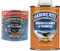 Hammerite 5158235 Metal Paint, Smooth Black, 1L & 5084920 Brush Cleaner And Thinners 1Ltr