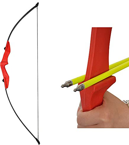 ZSHJGJR Abnehmbarer Straight Draw Bow 30LBS 35LBS 40LBS Bogenschießen Takedown Jagd Hunting Recurve Bogen für Anfänger Outdoor Target Shooting Langbogen (Rot, 35LBS)