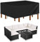 Landrip Housses Salon de Jardin Rectangulaire, Housse de Table Jardin, Résistance au Vent, 420D Oxford Imperméable Housse de Protection pour Table Chaise Meubles, 250x210x90cm