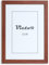 VictoR Bilderrahmen Dix 21x30 cm (A4) in Braun - moderner Holzrahmen mit bruchsicherem Acrylglas - Bilderrahmen A4 Braun - Fotorahmen Holz