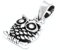 Windalf Irisches Glücks-Amulett MAJU 1.8 cm Eulen Schmuck-Anhänger Kleine weise Eule 925 Sterlingsilber