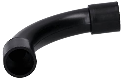 25 Stück Voxura Rohrbogen Rohr-winkel 90 Grad für Kunststoff-Stangenrohr Ø 16mm schwarz