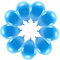 10 Luftballons Blau Pastell Eco Ballons blau Made in EU Deko Geburtstag Kinder Erwachsene Hochzeit Party pastellblaue Ballons Helium geeignet