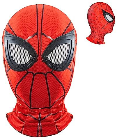 Spider Maske, Spider Kostüm Maske für Kinder Erwachsene, Spider Maske Kostüm Spielzeug Masken Set,Superhelden Kostüme Spider Anzug Masquerade Mask Film Cosplay Kostüm Requisiten Zubehör