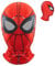 Yumcute yumcute Spider Mask, Fancy Dress Mask Adult Kids, Spider Mask with Superhero Lenses Invisible Zip, Spider Mask Gifts Fans, Role-Playing Costume Props Masquerade Party Halloween Carnival, Red