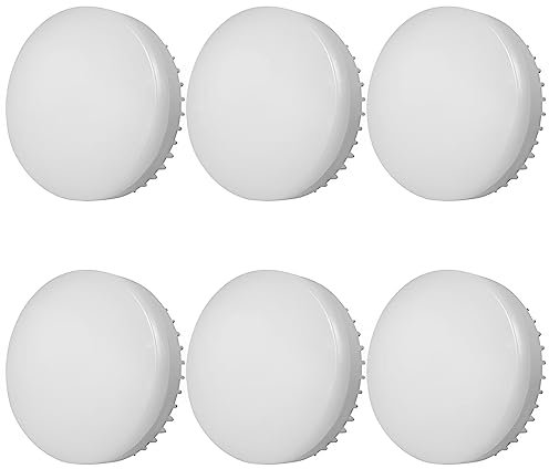 PAZWAHF GX53 LED-Glühbirne, 85–265 Volt, 9 W, 900 lm, Ersatz für herkömmliche Halogen-GX53-Strahler, Unterschrankleuchte, LED-Puck-Licht, 6er-Pack