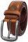 GSG SINCE 1998 Klassischer Ledergürtel für Herren - 37mm breit Gürtel Herren Leder Für Business und formelle Anlässe Gürtel für Männer Ledergürtel in Geschenkbox Braun 38-42 inch