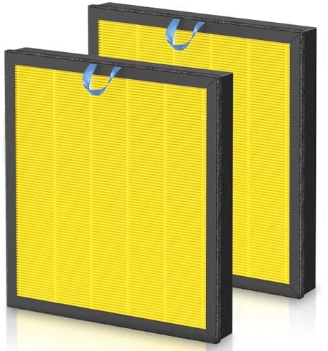 Vital 100S Pet Care Replacement Filter for LEVOIT Vital 100S Vital 100S-P Air Purifier, H13 True HEPA and High-Efficiency Activated Carbon Filter, Vital 100S-RF-PA, LRF-V102-YUS, Yellow