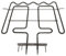 SOS Accessoire Resistenza grill superiore 2450 W per forno, piano cottura - 481010568824, 480121101161 WHIRLPOOL, BAUKNECHT, ARISTON HOTPOINT