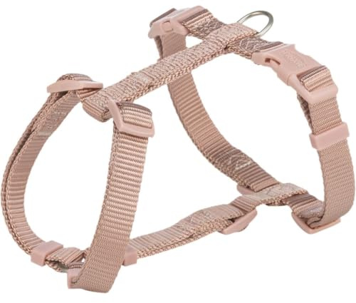 TRIXIE Premium H-Geschirr, M–L: 52–75 cm/20 mm, Blush
