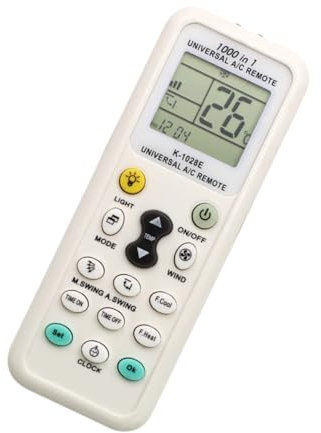 AUTSUPPL Air Conditioner Remote Control for Home Office Lcd Display Comfortable Feel No Battery Included