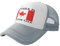 peiyeety Canada is Not for Sale Mesh Hat Herren Damen Baseball Cap Trucker Hat Grau