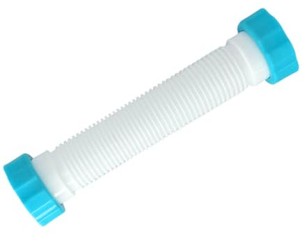 Bestway P08580 | Tubo di Connessione Ø 58 mm con Ghiere - Lunghezza 24 cm, Ricambio per Pompe Filtro a Sabbia 6056 Litri (1600 gal) Colore: Bianco, Turchese