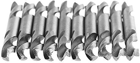 Lot de 10 forets hélicoïdaux HSS à double extrémité de 5 mm