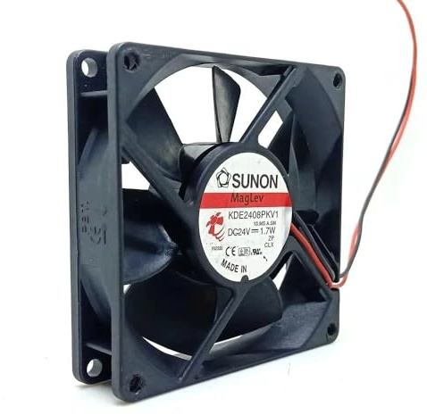 YUNHUOZ Silent quiet 80mm cooling fan for Sunon KDE2408PKV1 24V 1.7W 8020 8 cm inverter
