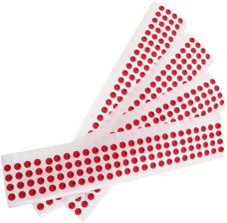 400pcs Camera Privacy Protection Sticker Red Pet Adhesive
