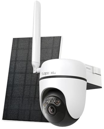 SOLAR-POWERED PAN/TILT 4G LTE SECURITY CAMERA KIT,