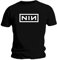 Nine Inch Nails Official Black T Shirt NIN Classic 'White Logo' XL