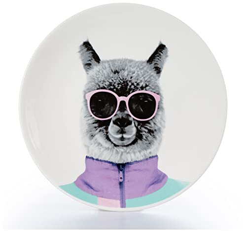 Assiette Wild Dining 23 Cm Andy Alpaca Just Mustard