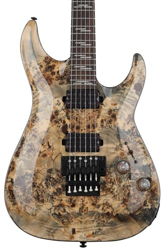 Schecter 2454 Omen Elite 6 FR Gitarre, Griffbrett aus Palisander, Floyd Rose, Anthrazit