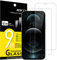 NEW'C Lot de 2, Verre Trempé pour iPhone 12 Pro Max (6,7 Pouces), Film Protection écran efficace contre les Rayures - sans Bulles - Ultra Résistant (0,33mm HD Ultra Transparent) Dureté 9H Glass