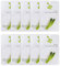 [10 Stücke] EUNYUL Daily Care Gesichtsmasken-Packung Gurke 22 ml x 10 Stück Vegan Koreanische Hautpflege Hypoallergenes Tencel-Blatt & natürliche Inhaltsstoffe