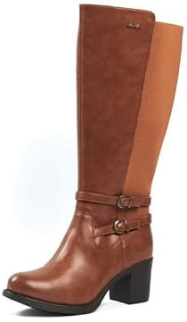 GABYLOU Stivali al polpaccio 2XL - Modello Marta. Cognac23. 39