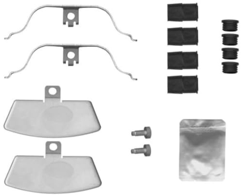TEXTAR Zubehörsatz, Bremssattel 82541800 | Kompatibel mit: AUDI A6 Allroad C7, A6 C7, A6 C7 Avant, A7 Sportback, A8 D4, Q5, Q5 Van