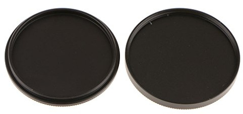 Baoblaze Metall-Objektiv-Filterkappen, Objektiv Filter Schutzkappe, Filter-Schutzkappe Deckel Schutzhülle, Metal UV CPL ND IR Filter Case Protection Box Lens Cover Stack Storage Cap schwarz, 40.5mm