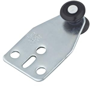LYSEL Laufrolle Führungsrollen Laufwagen Rollenlaufwerk Nylon für Laufschiene 25x19mm Schiebetor (1 Stück)