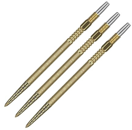 Target Darts Swiss Point DX Dart Points (3 Pack Set of Tips) – 26mm/30mm/35mm/40mm – Gold/Silver/Black SP – Change Dart Swiss Point, Professional Darts Accessories, Dart Tip Removal