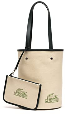 Lacoste Key Look - Shopper 30 cm natural sinople estragon
