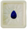 jewelryonclick Natural Blue Sapphire Birnenform kalibriert lose Edelstein Cabochon Chakra Heilung Astronomie und Astrologiezeichen Schmuck, die handgefertigt sind 11 Karat JC-BSP-PEAR-CAB-11