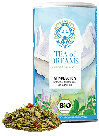 Kräutertee Bio | Alpenwind | aus naturbelassenen Bergkräutern | loser Tee | 30g