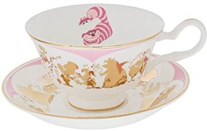 The English Ladies Co - Alice in Wonderland Cup and Saucer Set - Cheshire Cat