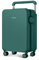 TUPLUS Koffer Trolley ABS Rollkoffer mit 4 Rollen Reisekoffer Handgepäck Hartschalenkoffer mit TSA Schloss, Impression Serie,67.5 x 45.5 x 25 cm/ 61L,Grün
