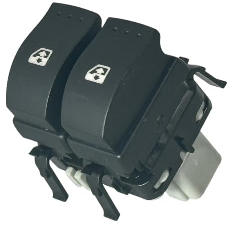 Bouton Interrupteur de Commande de Lève Vitre Avant Gauche compatible CLIO II ESPACE IV GRAND SCENIC II SCENIC II LAGUNA II MEGANE II TRAFIC II VEL SATIS VIVARO A PRIMASTAR 8200315042