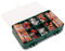Wago Klemmen Sortiment | Set Leiterklemmen Verbindungsklemmen 100 Stück in Box 14x 221-412, 12x 221-413, 6x 221-415, 6x 2273-203, 12x 2273-204, 24x 221-2411