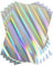 A4 Karte mit Holografischer Schrägstrahl 250gsm, 297 mm x 210 mm, Metallic-Silber-Karton, Folienpapier für Kunsthandwerk, Scrapbooking, schimmernde, hochglanzpolierte, glänzende Blätter(10 Blatt)