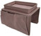 Couch Storage Bag with Tray Cup Holder Sofa Armrest Organizer Caddy Storage Pocket Bag Couch Organiser 11.8x7.1x7.1in TV Remote Control Holder for Cellphone Book Magazines Glasses
