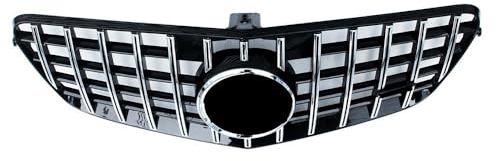 Kühlergrill Front Grill FÜR Merced&es für Benz E-Klasse W212 2010-2013 Silberne Farbe GT AMG Style Frontstoßstange Grill